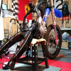 Assembly After Powdercoat, New Bearings Everywhere