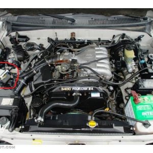sensor ? ties to throttle body, idle sensor?