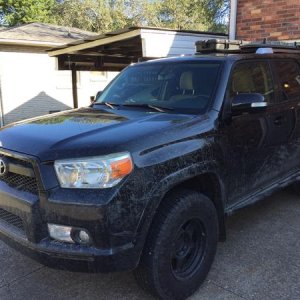 Extremely dirty after a weekend of exploring