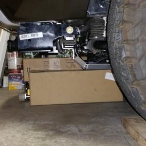 RCI Metalworks KDSS Aluminum Skid Plate and Draw-Tite Front Tow Hitch