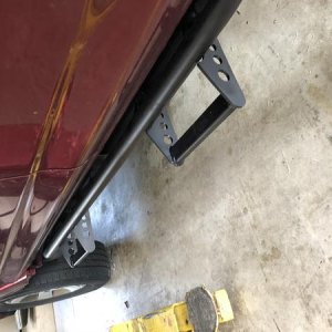 Steps installed