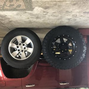 New tires... not sure why it keeps flipping upside down when uploading...