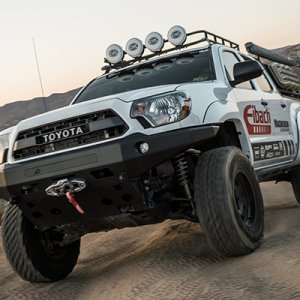 2014 Tacoma DCSB TRD OR! Eibach Pro-Truck-Lift equipped.