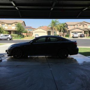 When the whole driveway didn't have shade, sideways