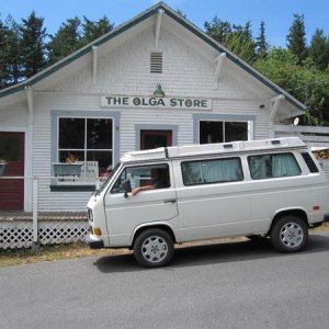 My other ride. Olga, my '87 Westfalia.