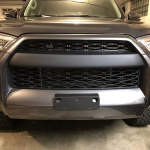 Upper Grille Toyota PN: PZ327-35053
Front Garnish - Trail Standard Offroad Grille Cover
https://trailstandardoffroad.com/product/tso-pro-5th-gen-4runn