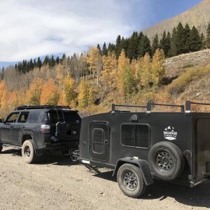 Silverton CO with the new trailer