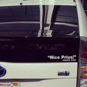 The best bumper sticker in existence, probably. 

Does it make me a dick if I put it on my 4Runner tho?