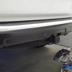 Rear valance plasti-dipped black