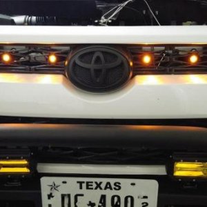 Front marker lights