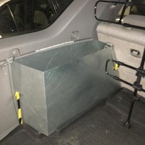 the shell of the cargo box, test fit