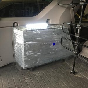 cargo box, with LED turn on
