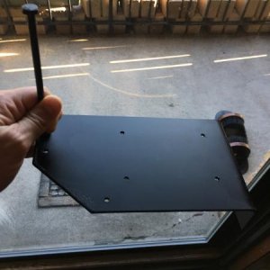homemade mount for Aux fuse box