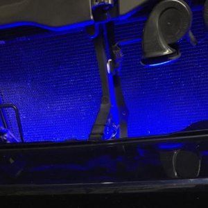 blue LEDs for front grille