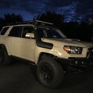 2010 limited.      Arb snorkel    Shrock works front bumper chi rear     Oem. Trail hood with scoop and headlights.