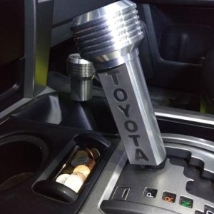 Toyota shifter set installed