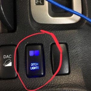 The switch had a nice blue LED light to match my other blue accent lights.