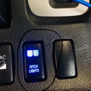 I used a Toyota factory switch to turn the light PODS on and off, I bought the switch from #RagoFabrication