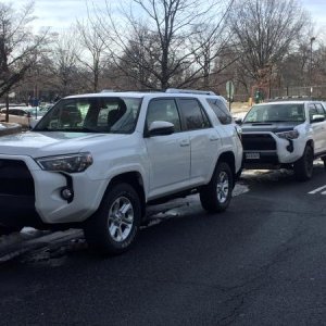 Parked at work