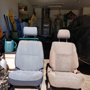 SR5 seats compared to stock.
