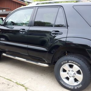 Original with 2" lift and summer tires and rims