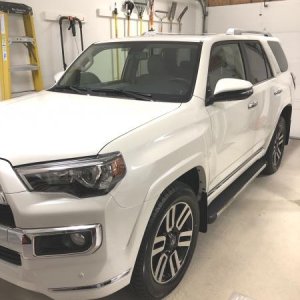 In Garage just after delivery