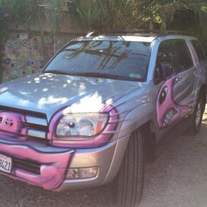 karbombz right after Kenny painted it!