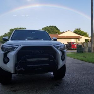 Over the rainbow!