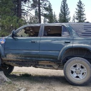 Flexing.