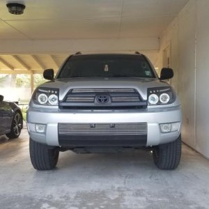 Plasti-dipped the front grille and lower part of the bumper. Rear is done as well with all emblems.