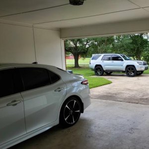 I had washed both vehicles.