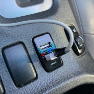 USB Center Console closeup