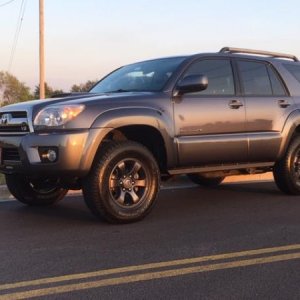 With Toytec leveling, coilover lift