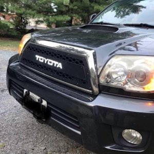 DB Customz Grille with it lighting up.