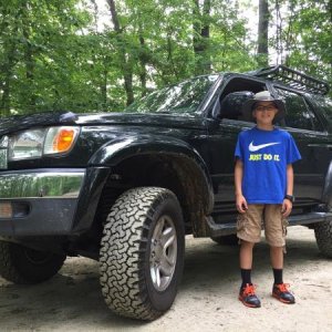 Gen 3 4Runner at the Gulches off road park in Laurens South Carolina