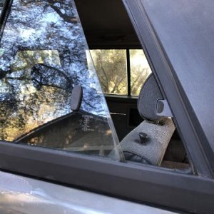 1988 Grey sliding side windows