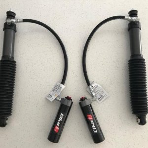 Elka 2.5" remote resi rear shocks with DCS