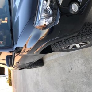 Stance View - 285/70R17 BFG KO2  on stock TRD Offroad wheels + 1.25”  Spidertrax spacers. (Yes. I did a BMC. No, there is absolutely no rubbing at ful