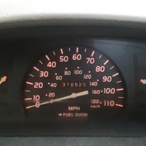 2003 Tacoma 4X4 2.7L 5spd 316K just ripped his back bumper in half pulling dad's E250 out of a field.