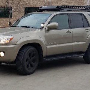 Rola roof rack with extention and heavy duty mounting brackets