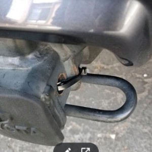 Added tow hitch cover.  Drilled holes in the end of it to put 2 zip ties to help prevent theft.
Got the idea from another person in the forum.  Works 