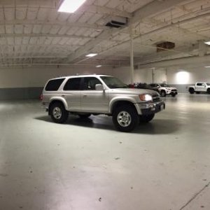 Bilstein 5100 all around, not fully adjusted up front with 265/75R16