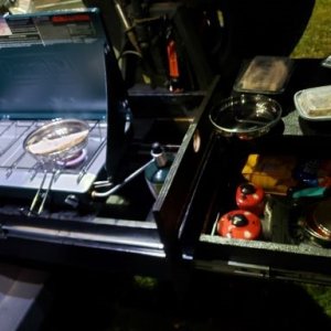 custom camping drawers I built