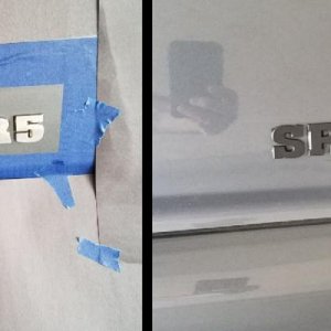 Plasti dip badges