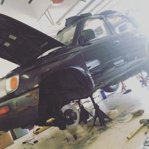 Tundra brake upgrade, thank you hurricane irma :)