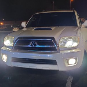 LED driving lights, Switchback fog lights.