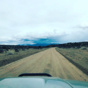 Dirt roads and rain storms