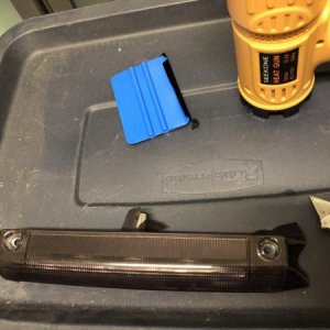 Wrapping 3rd brake light