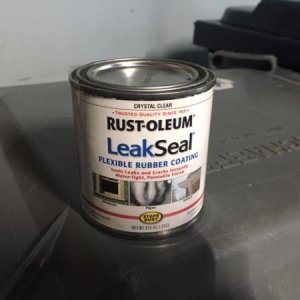 Can of liquid rubber to the rescue!