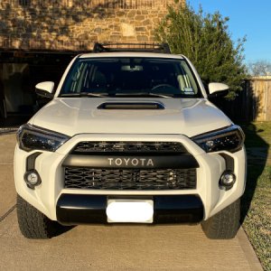 Morimoto XB LED headlights showing off Blackout Mode